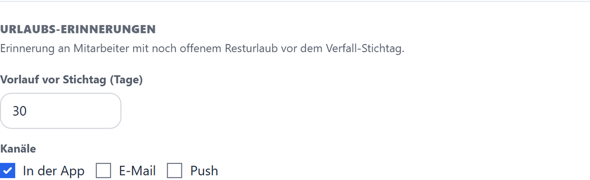 Vorlauf und Kanäle der Urlaubs-Erinnerung.